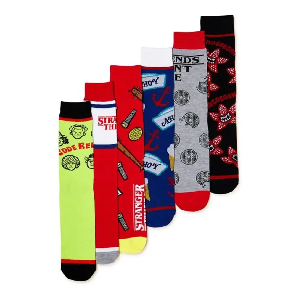 Netflix Stranger Things Socks-6 Pairs